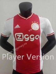 Player Version 2022-2023 Ajax Home Red Thailand Soccer Jersey AAA-2016