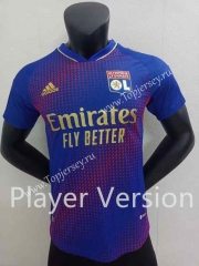 Player Version 2022-2023 Olympique Lyonnais Blue Thailand Soccer Jersey AAA-2016