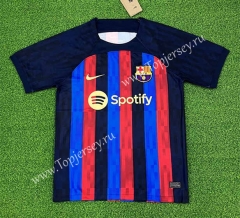 (S-4XL)2022-2023 Barcelona Home Red&Black&Blue Thailand Soccer Jersey AAA-403