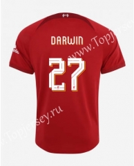 ( S-4XL) 2022-2023 Liverpool Home Red （DARWIN 27）Thailand Soccer Jersey AAA-HR