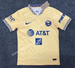 2022-2023 Club America Home Yellow Thailand Soccer Jersey AAA-GB