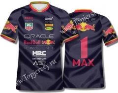 Red Bull Gray&Blue #1 Round Collar Formula One Racing Suit