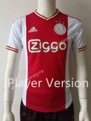 Player Version 2022-2023 Ajax Home Red Thailand Soccer Jersey AAA-807
