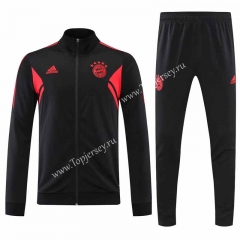 2022-2023 Bayern München Black Thailand Soccer Jacket Uniform-4627