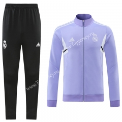 2022-2023 Real Madrid Purple Thailand Soccer Jacket Uniform-LH