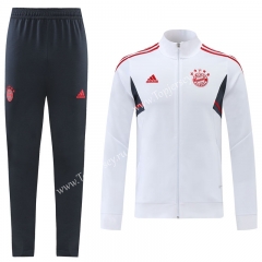 2022-2023 Bayern München White Thailand Soccer Jacket Uniform-LH