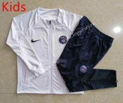 2022-2023 Paris SG White Kids/Youth Soccer Jacket Unifrom-815