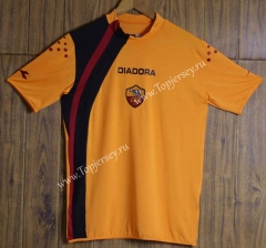 Retro Version 05-06 Roma Home Yellow Thailand Soccer Jersey AAA-SL