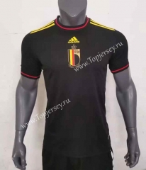 2022-2023 Belgium Away Black Thailand Soccer Jersey AAA-416