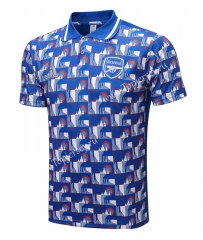 2022-2023 Arsenal Camouflage Blue Thailand Polo Shirt-815