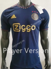 Player Version 2022-2023 Ajax Away Royal Blue Thailand Soccer Jersey AAA-518