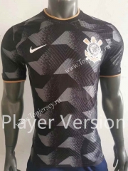 Player Version 2022-2023 Corinthians Away Black Thailand Soccer Jersey AAA-518