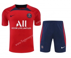 2022-2023 Paris SG Red Thailand Soccer Vest Uniform-418