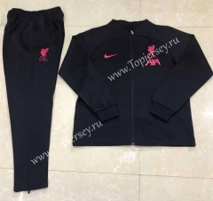 2022-2023 Liverpool Black Thailand Soccer Jacket Uniform-411
