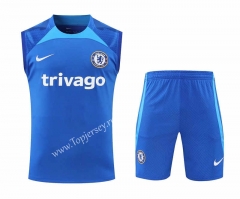 2022-2023 Chelsea Blue Thailand Soccer Vest Uniform-418