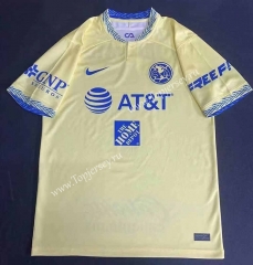 2022-2023 Club America Home Yellow Thailand Soccer Jersey AAA-912