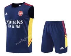 2022-2023 Arsenal Royal Blue Thailand Soccer Vest Uniform-4627