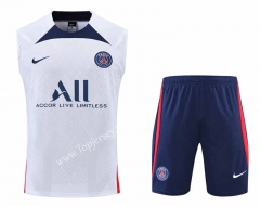 2022-2023 Paris SG White Thailand Soccer Vest Uniform-4627