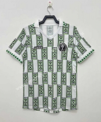 Retro Version 1994 Nigeria Home White&Green Thailand Soccer Jersey AAA-811