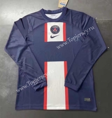 2022-2023 Paris SG Home Blue LS Thailand Soccer Jersey AAA-2818