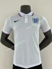 2022-2023 England White Thailand Polo Shirt-2851