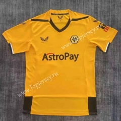 2022-2023 Wolverhampton Wanderers Home Yellow Thailand Soccer Jersey AAA-6748