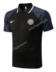 2021-2022 Inter Milan Black Thailand Polo Shirt-815