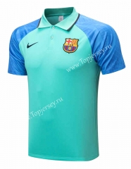 2021-2022 Barcelona Green Thailand Polo Shirt-815