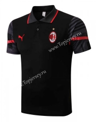 2022-2023 AC Milan Black Thailand Polo Shirt-815