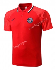 2022-2023 PSG Red Thailand Polo Shirt-815