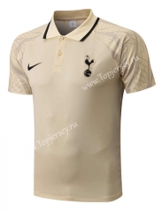 2022-2023 Tottenham Hotspur Beige Thailand Polo Shirt-815