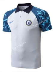 2022-2023 Chelsea Light Blue Thailand Polo Shirt-815