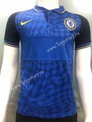 2022-2023 Chelsea Camouflage Blue Thailand Polo Shirt-2044