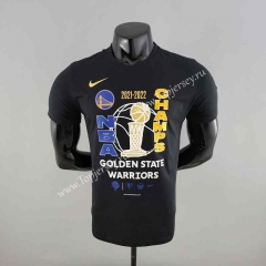 2022-2023 Golden State Warriors Black NBA Cotton T-shirt
