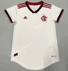 2022-2023 Flamengo Away White Women Thailand Soccer Jersey AAA-908