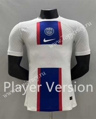 Player Version 2022-2023 Paris SG Away White Thailand Soccer Jersey AAA-CS