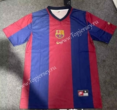 Retro Version 98-99 Barcelona Home Red&Blue Thailand Soccer Jersey AAA-9409