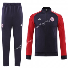 2022-2023 Bayern München Royal Blue&Red Thailand Soccer Jacket Uniform-LH