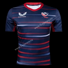 2022-2023 USA Away Royal Blue Thailand Rugby Shirt