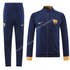2022-2023 Pumas UNAM Royal Blue Thailand Soccer Jacket Uniform-LH