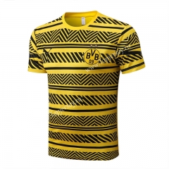 2022-2023 Borussia Dortmund Pad Printing Yellow Short-sleeved Thailand Soccer Tracksuit Top -815