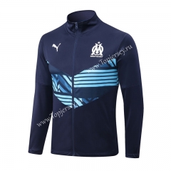 2022-2023 Olympique Marseille Royal Blue Thailand Soccer Jacket-815