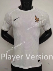 Player Version 2022-2023 France White Thailand Soccer Jersey AAA-2273