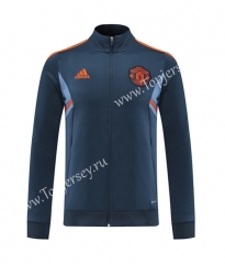 2022-2023 Manchester United Blue&Gray Thailand Soccer Jacket-LH