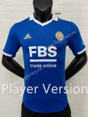 Player Version 2022-2023 Leicester City Home Blue Thailand Soccer Jersey AAA-888