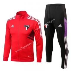 2022-2023 Sao Paulo Red Thailand Soccer Jacket Uniform-815