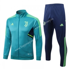 2022-2023 Juventus Green Thailand Soccer Jacket Uniform-815