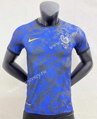 Player Version 2022-2023 France Blue Thailand Soccer Training Jersey-2016