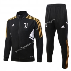 2022-2023 Juventus Black Thailand Soccer Jacket Uniform-815