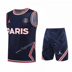 2022-2023 Paris SG Royal Blue Thailand Soccer Vest Uniform